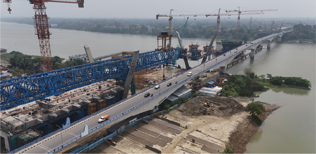 Main Bridge, Second Ishwar Gupta Setu Project, West Benga
